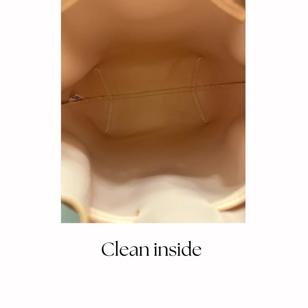 Mansur Gavriel Large Light Pink Leather Bucket Bag - Picture 4 of 16